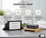 Handmade Activated Charcoal Soap Bar – Natural Detox, Oil Control & Acne Care
