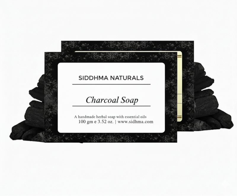 Handmade Activated Charcoal Soap Bar – Natural Detox, Oil Control & Acne Care